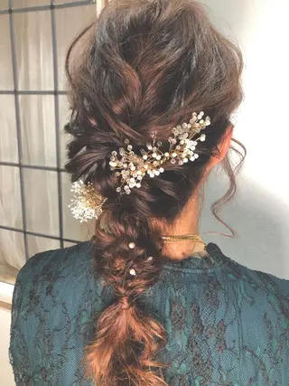 ロング ヘアアレンジ hair&make RabichePow所属・鈴木 香奈萌のヘアスタイル