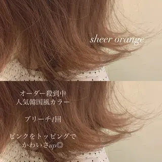 ミディアム カラー レイヤー/艶髪 🇰🇷Ryotaのヘアスタイル