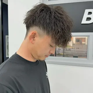 ショート パーマ メンズ 🔥札幌No.1🥇 パーマ特化美容師🔥のヘアスタイル