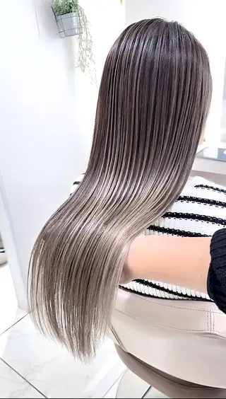 ロング カラー 菅野翔汰/髪質改善 カラー/ブリーチのヘアスタイル