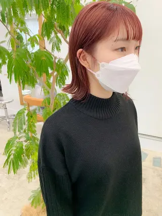 ミディアム カラー SALOWIN 名古屋所属・パーマ特化美容師 /丹羽舜太のヘアスタイル