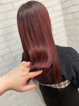 ロング カラー ヨシダ フミノリのヘアスタイル