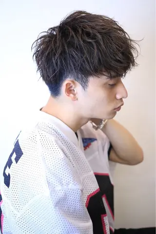 パーマ メンズ 天王寺 メンズ専門、北本未来のヘアスタイル