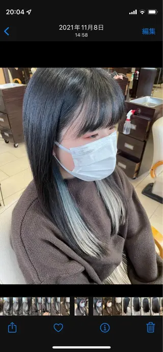 ロング カラー 透明感カラー✨艶髪 制作🌱山根あゆみのヘアスタイル