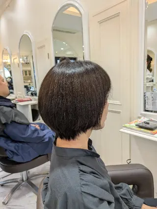 ミディアム Salon de with根本博史のヘアスタイル