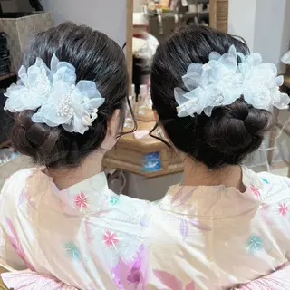 ロング ヘアアレンジ 🎀ゆるふわヘア🎀 聖羅【モデル募集中】のヘアスタイル