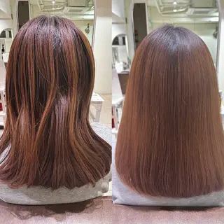 ミディアム 髪質改善/まつパ👀 himari🌻のヘアスタイル