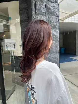 セミロング 新川 樹里のヘアスタイル