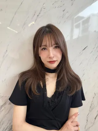 ロング Parve  Mix 🫧梶川虹のヘアスタイル