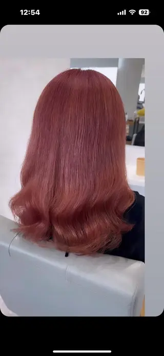 ミディアム カラー リュウタ ダイキのヘアスタイル