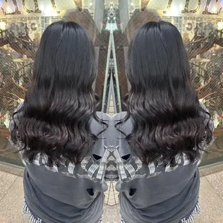 セミロング ヘアアレンジ ☻モエカ/ハイトーン アレンジ☻のヘアスタイル