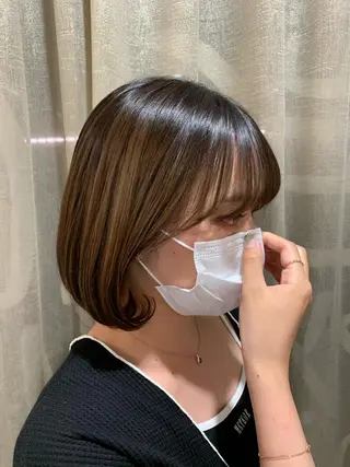 ミディアム 似合わせカット 小林愛奈のヘアスタイル