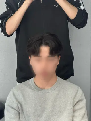 メンズ 梅田/パーマ/ 韓国メンズヘア/ハタのヘアスタイル
