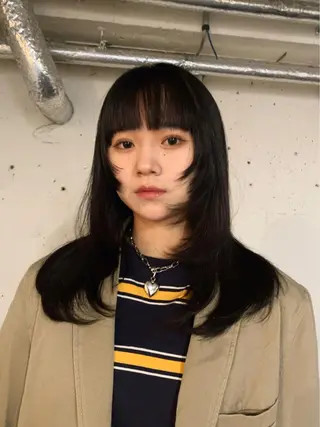 カラー ハッシュカット/ MAYAのヘアスタイル