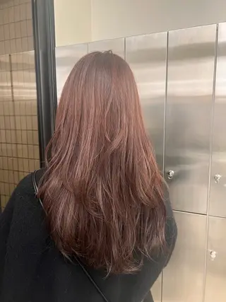 ロング レイヤーカット/ パーマ‪/表参道のヘアスタイル