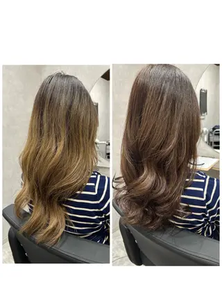 ロング カラー 小野 【髪質改善】のヘアスタイル