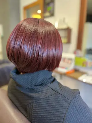 ショート カラー olino【西田辺】 KAORIのヘアスタイル