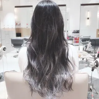 ロング カラー ボブ/ハイトーン 立川loose 下田のヘアスタイル