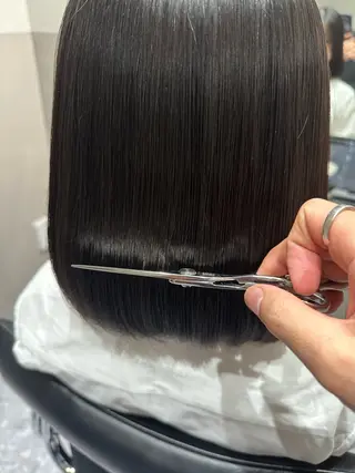 ロング 彼ウケ抜群🎀垢抜け 艶暗髪🪞一輝のヘアスタイル