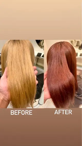 セミロング カラー ✂︎ sho✂︎のヘアスタイル