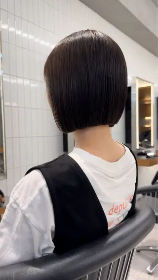 ショート nicoTOKYO 原宿所属・センターパート /メンズ/海野颯生のヘアスタイル