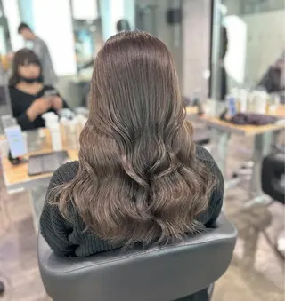 ロング カラー I'S.横浜所属・赤み消しカラー 🍀JUNKIのヘアスタイル