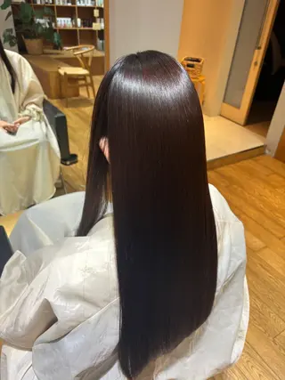 パーマ 透明感カラー🩵 かのは🐰🪽のヘアスタイル