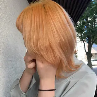 ミディアム カラー パーマ ヘアアレンジ メンズ キッズ ネイル マツエク・マツパ 架空〜KAQU〜所属・【clan】 NOGAMIのヘアスタイル