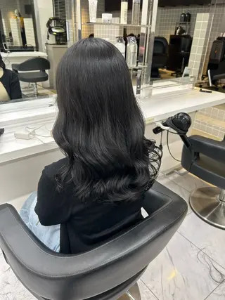 ミディアム カラー パーマ ヘアアレンジ メンズ キッズ 🦋透明感グレージュ /韓国レイヤー🦋のヘアスタイル