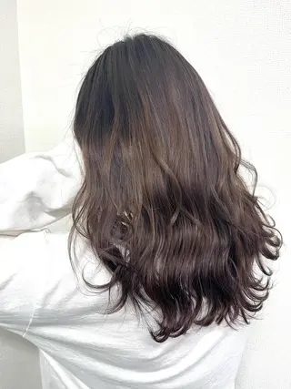 ロング カラー 韓国風透明感カラー 💎YUI💎のヘアスタイル