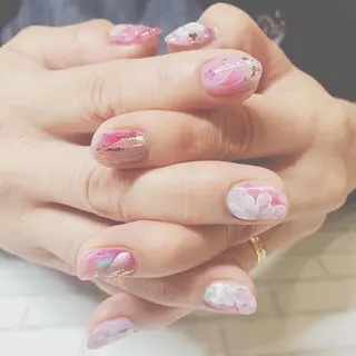 ネイル arm in arm ︎✿Yamamotoのマツエク・マツパデザイン