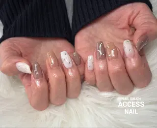 ネイル access nailのネイルデザイン