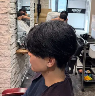 メンズ 縮毛矯正モデル/上村 コウスケのヘアスタイル