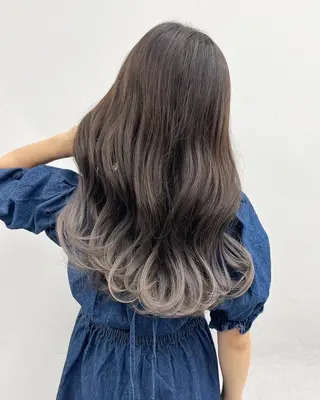 セミロング カラー ✨韓国風カット/艶髪 カラー✨yumeのヘアスタイル