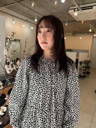 ロング カラー NOUN所属・eri kinjoのヘアスタイル