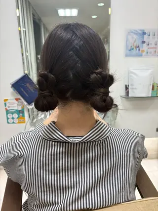 栗田 優月のヘアスタイル