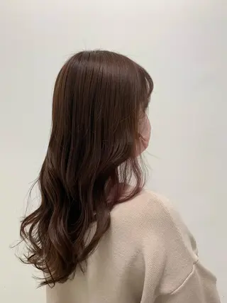 ロング カラー ヘアアレンジ 新宿/小顔レイヤー/ 顔まわり/西慶太朗のヘアスタイル