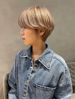 ショート 似合わせショート 森岡俊亮のヘアスタイル