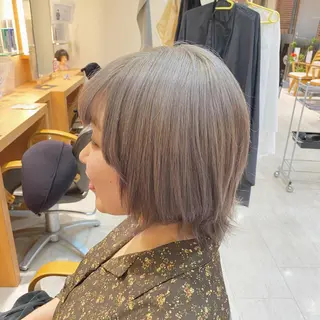 ショート カラー 🟢NEGi🟣 🫧髪質改善のヘアスタイル