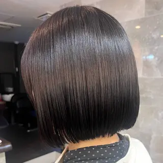 ショート 縮毛矯正/ボブ/ 渋谷/表参道/星優斗のヘアスタイル