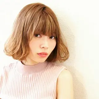 ミディアム 鎌倉 彩のヘアスタイル
