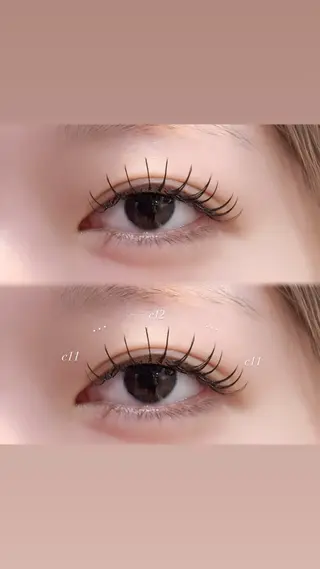 マツエク・マツパ 【TRISH】 かのん🎀🐰ྀིのマツエク・マツパデザイン