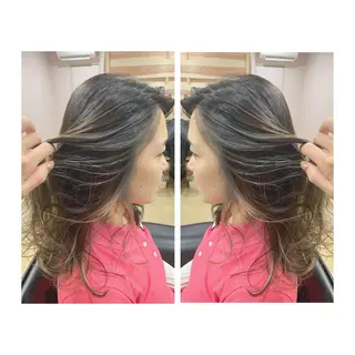 ロング カラー MaaR所属・Asuka Mabuchiのヘアスタイル