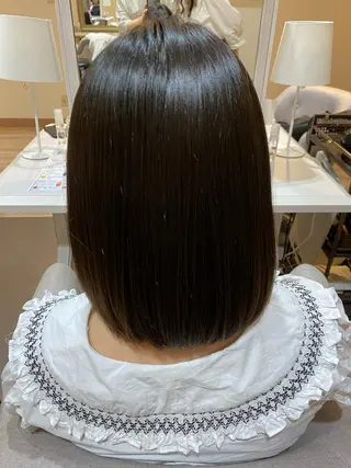 ミディアム 星原 瑞穂のヘアスタイル