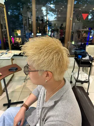 メンズ SALOWIN渋谷caldo店B1所属・岐津公太 メンズ縮毛矯正のプロのヘアスタイル