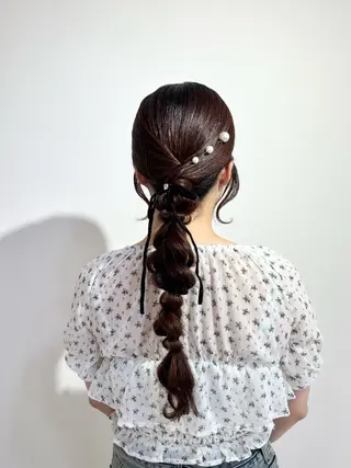 ヘアアレンジ 植木 萌恵のヘアスタイル