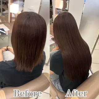 ロング カラー ヘアアレンジ メンズ シールエクステ🎀 羽エクステ🌙しぇるのヘアスタイル