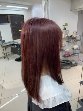 ミディアム カラー ボブ/透明感ベージュ 🫧クルミ🌟のヘアスタイル