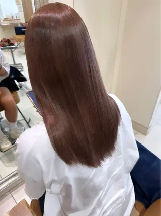 セミロング カラー レイヤーカット🪽 𝐼𝐾𝑈𝑀𝐼のヘアスタイル