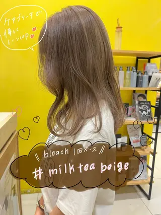 カラー 黒田瀬奈/ボブ まろやかベージュのその他イメージ